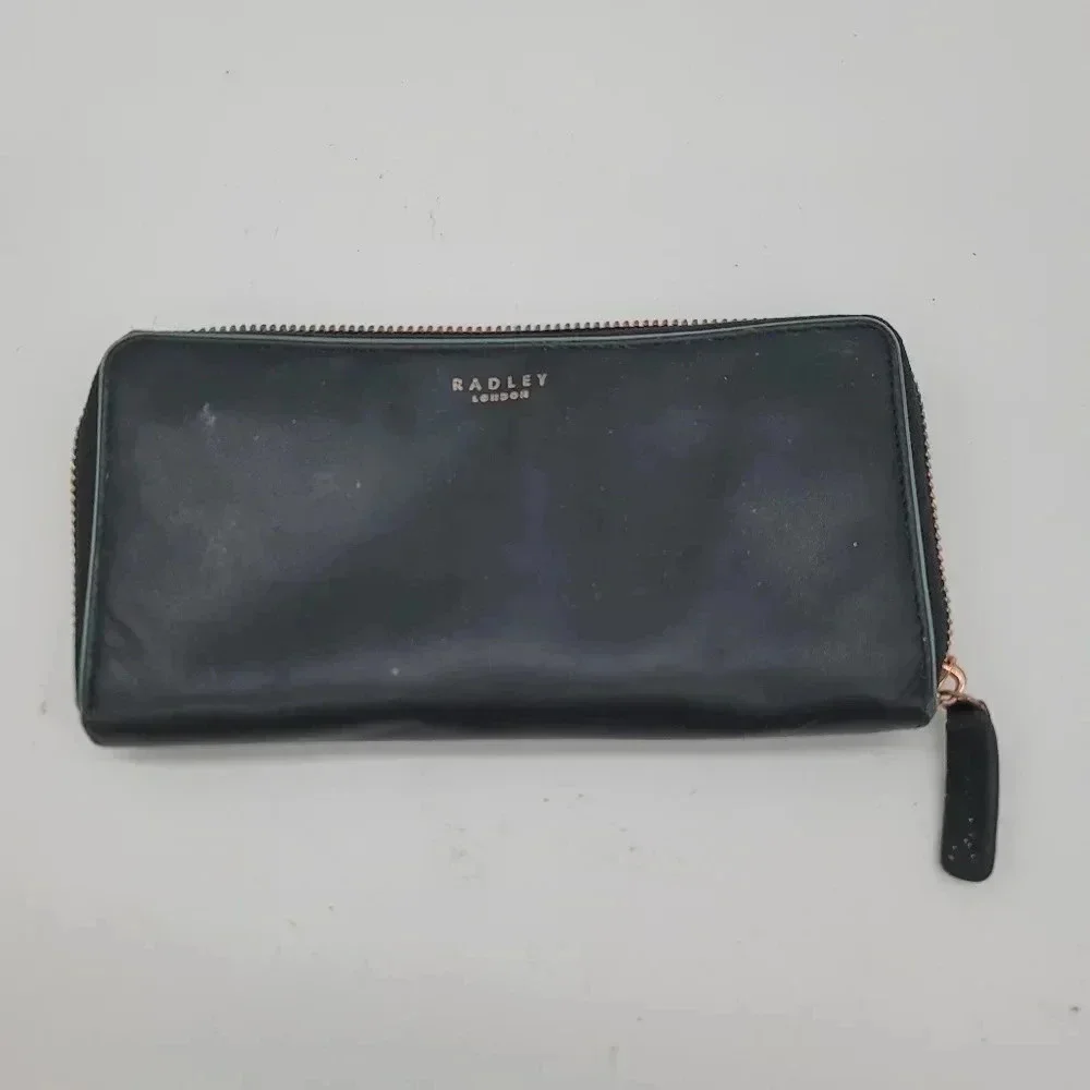 Radley London Women's Wallet Arlington Street Leather Zip Around Black 7.5